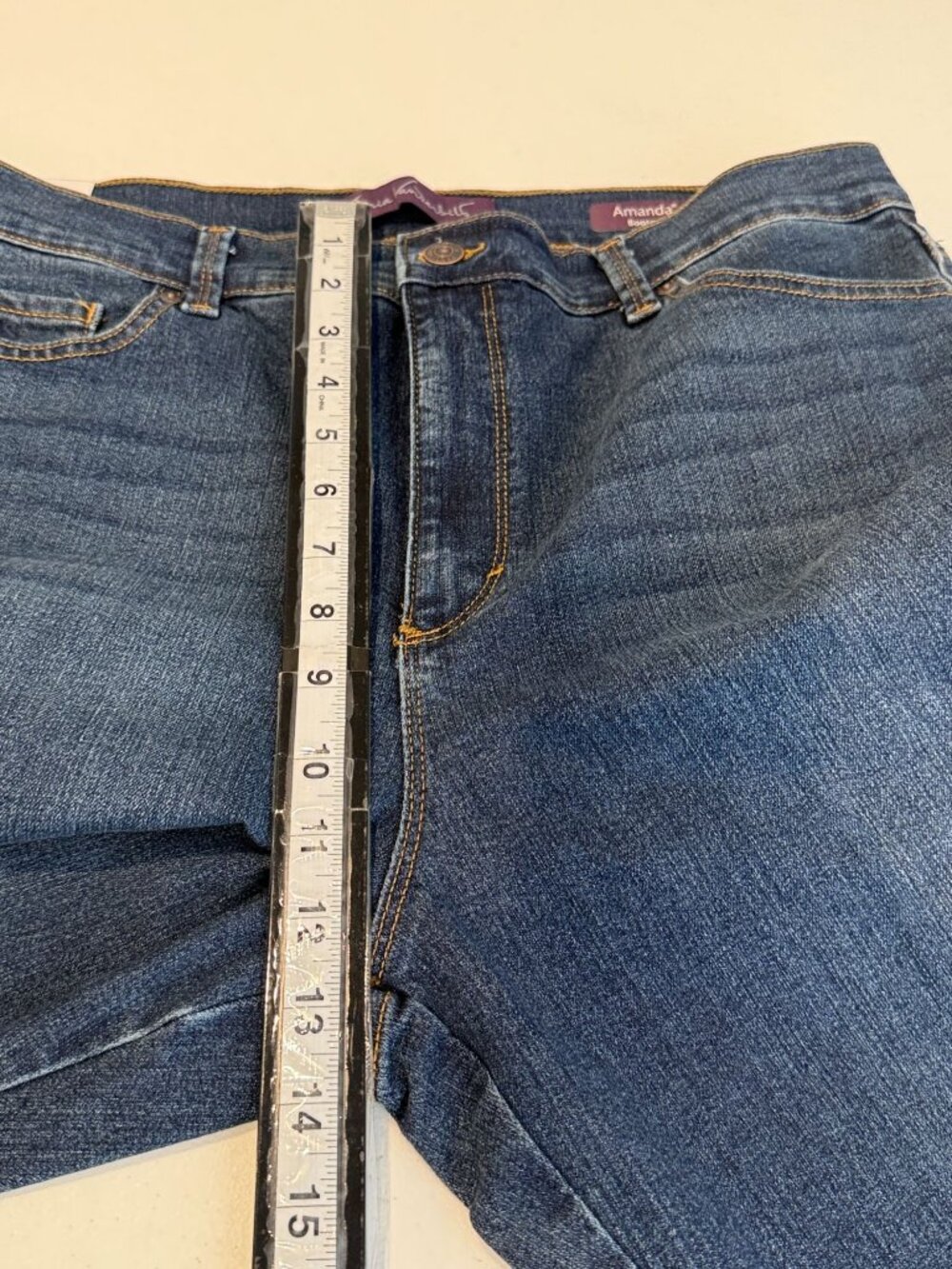 Gloria Vanderbilt Amanda Size 16 Bootcut Stretch Jeans - Picture 11 of 12